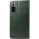 Кожаный чехол книжка GETMAN Gallant (PU) для Xiaomi Redmi Note 10 Pro / 10 Pro Max Green - изображение 4
