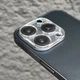 Захисне скло на камеру Full Block (тех.пак) для Apple iPhone 15 Pro (6.1") / 15 Pro Max (6.7") Прозорий - изображение 2