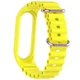 Ремінець Ocean Band для Xiaomi Mi Band 7/6/5/4/3 Жовтий / Flash - изображение 2