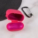 Силіконовий футляр з мікрофіброю для навушників Airpods 1/2 Червоний / Rose Red - 00000039442_4 - изображение 4