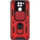 Ударостійкий чохол Camshield Serge Ring для Xiaomi Redmi Note 9/Redmi 10X Червоний (ITS-00000047749_7) - зображення 1