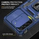 Ударостійкий чохол Camshield Army Ring для Samsung Galaxy A33 5G Синій / Navy - изображение 5