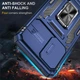 Ударостійкий чохол Camshield Army Ring для Samsung Galaxy A33 5G Синій / Navy - изображение 7