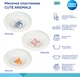 Мисочка пластиковая Canpol Babies Cute Animals Собачка 270 мл (4/412_blu2) - изображение 4