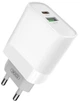 Сетевое зарядное устройство XO PD L64 20W/1 USB 1 USB-C + кабель Lightning White (XO-L64i-WH) - изображение 1