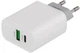 Сетевое зарядное устройство XO PD L64 20W/1 USB 1 USB-C + кабель Lightning White (XO-L64i-WH) - изображение 2