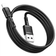 Кабель iPhone iPad - HOCO X83 Victory charging Lightning cable 1 метр чорний - зображення 2