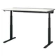 Комп'ютерний стіл з регулюванням висоти IKEA MITTZON 160x80 см білий/чорний (295.298.83) - зображення 1