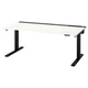 Комп'ютерний стіл з регулюванням висоти IKEA MITTZON 160x80 см білий/чорний (295.298.83) - зображення 2