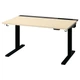 Комп'ютерний стіл з регулюванням висоти IKEA MITTZON 120x80 см березовий шпон/чорний (095.277.24) - зображення 2
