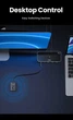Комутатор USB 3.2 UGREEN CM691 Sharing Switch 2in 4out HUB 10Gbps з додатковим живленням та пультом (25164) - зображення 9