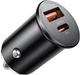 Автомобильное зарядное устройство XO CC43 1 USB QC 3.0 + 1 Type-C PD (45W) Black (XO-CC43-BK) - изображение 3