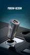 Автомобільний зарядний пристрій XO CC47 1 USB 65W + 1 Type-C PD 35W (100W) Black (XO-CC47-BK) - зображення 9