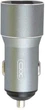 Автомобильное зарядное устройство XO TZ09 2.4A/2 USB + кабель Lightning Grey (XO-TZ09L-GR) - изображение 1