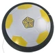 Интерактивный футбольный мяч для дома аэромяч Hoverball с LED подсветкой и музыкой Желто-белый - изображение 1