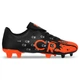 Бути футбольні Zelart CR7 6001 розмір 45 Black-Orange - зображення 1