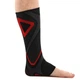 Бандаж эластичный удлинённый на голень и лодыжку Sibote Fit 7217 Black-Grey-Red - изображение 4