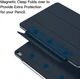 Магнитный чехол-книжка с фиксатором BBM1 Magnetic Case для iPad Air 4 2020/Air 5 2022 10,9"/Pro 11" 2018/Air 11" 2024(M2)/2025(M3)/2026(M4) Синий - изображение 5