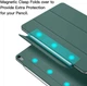 Магнитный чехол-книжка с фиксатором BBM1 Magnetic Case для iPad Air 4 2020/Air 5 2022 10,9"/Pro 11" 2018/Air 11" 2024(M2)/2025(M3)/2026(M4) Темно-зеленый - изображение 8