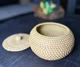 Кошик-шкатулка натуральний ротанг у ванну Ш 23 | В 35 см - зображення 2