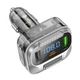 FM-Модулятор Hoco E75 PD30W+QC3.0 для автомобиля с Bluetooth и функцией быстрой зарядки черного цвета. - изображение 3