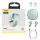 Наушники беспроводные BASEUS Encok WM01 TWS Green - изображение 2