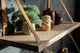 Полиці підвісні зі шкіряним ременем 1 шт Wood Mosiac Shelves with Leather Strap Дуб натуральний 60x28x3 (WM-SWHS-60x28x3) - зображення 2
