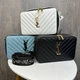 Стильная мини сумочка Yves Saint Laurent каркасная стеганая сумка для девушек клатч для вечеринок - изображение 1