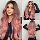 Жіноча перука HAIRCUBE LC313-1 довге хвилясте синтетичне волосся, омбре рожевий (80612988) - зображення 5