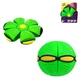 Летающий мяч трансформер с LED подсветкой Фрисби НЛО Flat Ball Disc Летающая тарелка для детей Зеленый - изображение 2