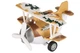 Same Toy Літак металевий інерційний Aircraft зі світлом і звуком (коричневий) - изображение 1