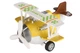 Літак металевий інерційний Same Toy Aircraft жовтий зі світлом та музикою SY8015Ut-1 - зображення 1