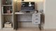 Компьютерный стол Ferrum-decor Гарри 75x120x60 черный ДСП Бетон 16мм (GARI2390) - изображение 2