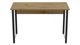 Компьютерный стол Ferrum-decor Курт 75x120x60 черный ДСП Дуб Артизан 16мм (KURT2246) - изображение 1