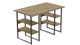 Компьютерный стол Ferrum-decor Карэн 75x120x60 черный ДСП Дуб Артизан 32мм (KARE2343) - изображение 2