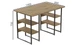 Компьютерный стол Ferrum-decor Карэн 75x140x60 черный ДСП Дуб Артизан 16мм (KARE2354) - изображение 4