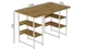 Комп'ютерний стіл Ferrum-decor Карен 75x140x70 білий ДСП Дуб Артізан 16мм (KARE2356) - зображення 2