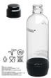 Бутылка SODA@HOME VENTUM Black 1000 ml (совместима с моделями ARDESTO SMW-01B и SMW-02B) - изображение 2
