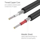Аудіо кабель RCA на тюльпан RCA подвійний UGREEN 2RCA Male to 2RCA Male Cable (5м). Black - зображення 6