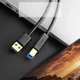 Кабель USB - USB Type-B (USB-B) UGREEN для принтерів, сканерів, БФП (1m, 5 Гбіт/с, USB 3.0). Black - зображення 5