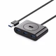 USB-хаб UGREEN розширювач із входом USB-A HUB адаптер (USB 3.0, 5 Gbps, 0.5m). Black - зображення 2