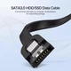 Кабель SATA 3.0 – SATA 3.0 для жесткого диска 2.5 SSD HDD SATA III 7-контактный UGREEN (0.5м, 6 Гбит/c) - изображение 2