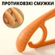 Набор вешалок для одежды (плечики) пластиковые оранжевый, комплект 5 шт - изображение 3