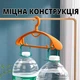 Набор вешалок для одежды (плечики) пластиковые оранжевый, комплект 5 шт - изображение 6