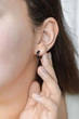 Серьги бублики Xuping черное золото d-12х3мм - изображение 4