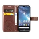 Чехол Clover для Nokia 2.2 / TA-1188 книжка с визитницей кожа PU с визитницей коричневый - изображение 3