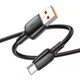 USB кабель Borofone BX93, Type-C, 1.0 м., Чорний - 375552 - зображення 3