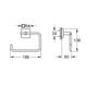 Полотенцедержатель Grohe QuickFix Start Cube 409752430 - изображение 2