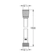 Шланг для душу полімерний Grohe VitalioFlex Comfort TwistStop 150 см 28743002 - зображення 2