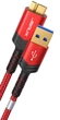 ​Кабель JSAUX USB 3.0 USB A Male to Micro B Male 1м red - изображение 1